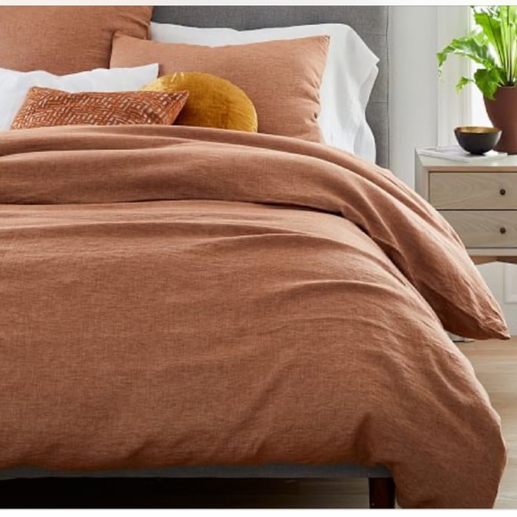 West Elm Bedding West Elm European Flax Linen Duvet Cover